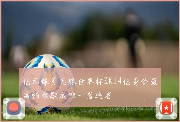 亿元球员无缘世界杯KK14亿身价最高帕尔默成唯一落选者